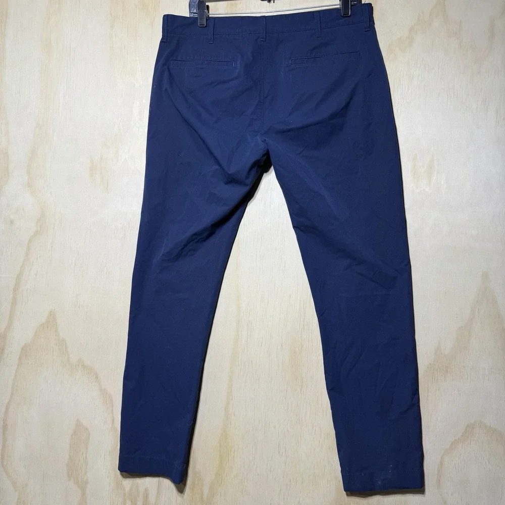 J Crew Flex Pants Mens 33x30 Slim Navy Stretch Chino‎ Golf Casual Work